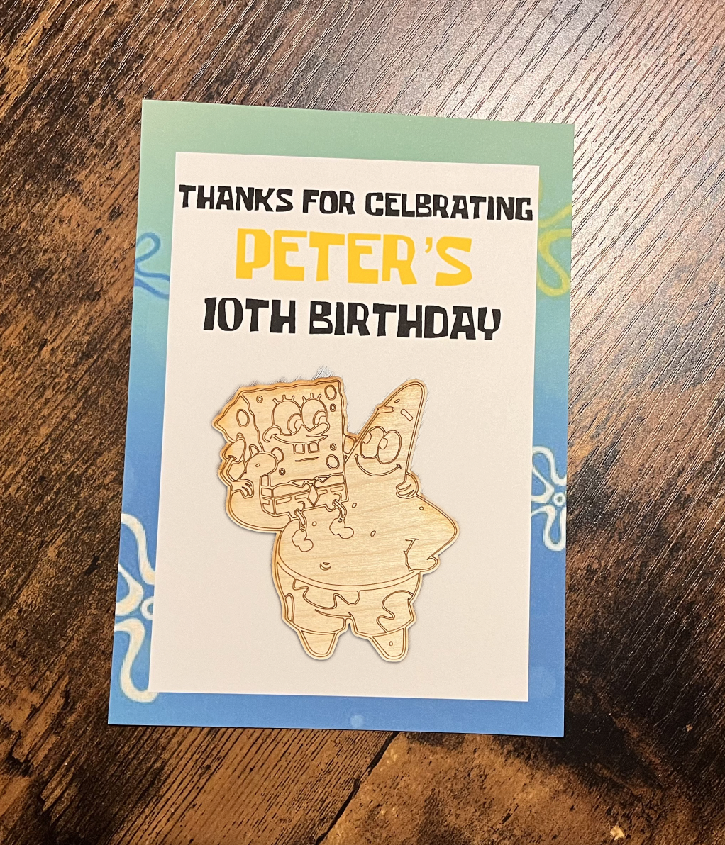 Character goodie bags no paints